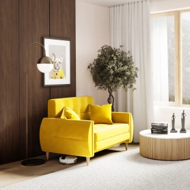 Диван-кровать Банита Люкс желтый 100х200