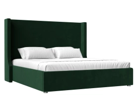 Кровать Ларго Велюр 160х200 Зеленый