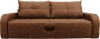 Диван Босс 240х95х108 коричневый (без декор. подушек)