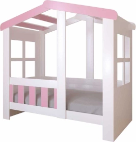 Кровать детская без ящика Астра Розовый 80х160