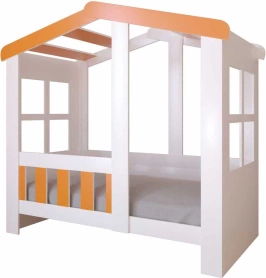 Кровать детская без ящика Астра Оранжевый 80х160