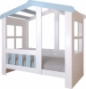 Кровать детская без ящика Астра Голубой 80х160