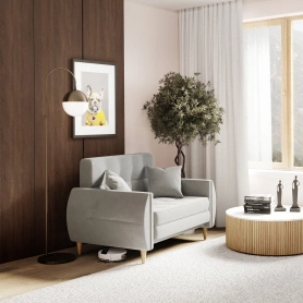 Диван-кровать Банита светло-серый 140х200