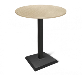 Барный стол SHT Черный 80x80x114,7