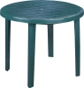 Стол садовый пластиковый  СП1-МТ008 круглый темно-зеленый 90х90х74