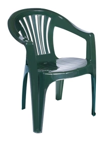 Кресло пластиковое Эфес 56х59х76 зеленый