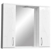 Шкаф-зеркало Фантазия 80х24х70 Белый