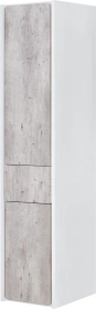 Шкаф-колонна подвесной левый Roca Ronda 32х33х139 белый матовый/бетон