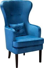 Кресло Хилтон Сканди синий 78х77х118