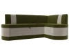 Кухонный диван угловой Токио Рогожка Коричневый/Серый 204х126х82 (без декор. подушек)