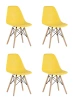 Комплект из 4 стульев Style DSW Бежевый 46х53х82