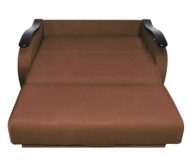 Диван-кровать Алекс 142х106х100 коричневый (без декор. подушек)