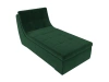 Модуль-канапе для дивана Холидей Велюр 70х167х95 Зеленый (без декор. подушек)