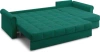 Диван-кровать угловой с оттоманкой Палермо 304х162х90 изумрудный