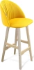 Барный стул SHT-ST35-1/S65 желтый/прозрачный