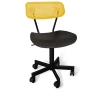 Кресло офисное SHT-ST85/S121М желтый/черный муар 55х55х87