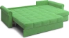 Диван-кровать угловой с оттоманкой Палермо 281х162х90 зеленый