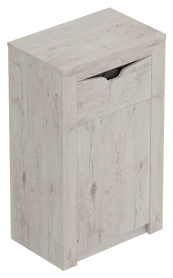 Тумба Соренто дуб бонифаций/кофе структурный матовый с дверцей и ящиком 60х39х99