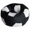 Кресло Мяч Черно-Белый ЭкоКожа 100х100х40