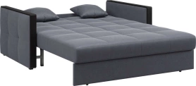 Диван-кровать Лион 1.6 серый/накладка венге 185х107х90