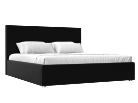 Кровать Кариба Экокожа 160х200 Черный