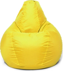 Кресло-мешок Груша Желтый  100x100x135 Оксфорд