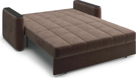 Диван-кровать Ницца НПБ 1.2 шоколад/накладка венге 160х103х90