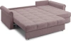 Диван-кровать угловой с оттоманкой Палермо 265х162х90 коричневый