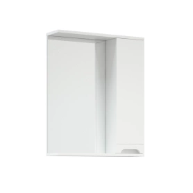 Шкаф-зеркало Лея 60х16х74 белый