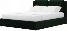 Кровать Камилла Велюр 160х200 Зеленый