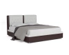 Кровать Космо вариант 2 160х192 белый/коричневый