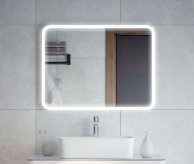 Зеркало LED Альбано с сенсором 80х60 Белый