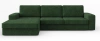 Диван угловой Lykke 305х104х71 темно-зеленый левый (без декор. подушек)