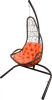 Кресло подвесное Кипр коричневый/оранжевый