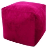 Пуфик Куб 40х40х40 микровельвет розовый