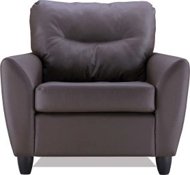 Кресло Наполи премиум Темно-коричневое 90х80х80