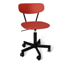 Кресло офисное SHT-ST85-2/S121М красный/черный муар 55х55х87
