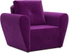 Кресло Квартет 110х82х90 фиолетовый