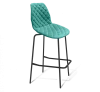 Барный стул SHT-ST29-C12/S29 Голубая лагуна/Черный муар