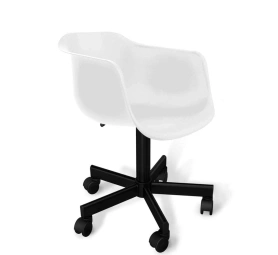 Кресло офисное SHT-ST31/S120M белый/черный муар 55х55х104
