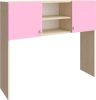 Полка-надстройка стола Астра Дуб молочный/Дуб Розовый
