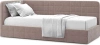 Кровать с подъемным механизмом и ящиком Tichina левая 90х200 бежевый