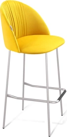 Барный стул SHT-ST35-1/S29 жёлтый/хром