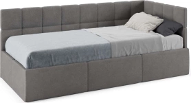 Кровать Оттава 90х200 серый