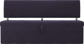Кухонный прямой диван Стоун Велюр Фиолетовый 182х65х87 (без декор. подушек)