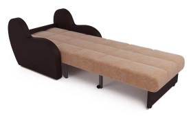 Кресло-кровать Барон 96х104х83 бежевый/темно-коричневый