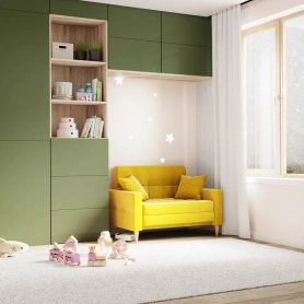 Диван-кровать Этро Люкс желтый 140х200