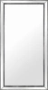 Зеркало Miriada Silver 80x150x4 Черный/Серебро
