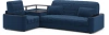 Диван-кровать угловой MOON FAMILY 018 левый с пружинным блоком Синий 265х183х90