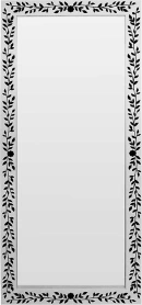 Зеркало Black white 80x180x5 Черный/Белый